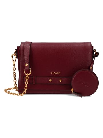 PICARD Chic Way Umhängetasche Leder 23 cm in bordeaux
