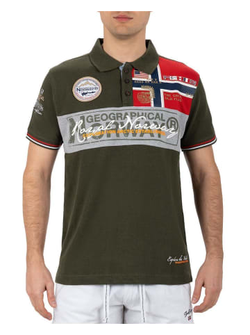 Geographical Norway T-Shirt in Khaki