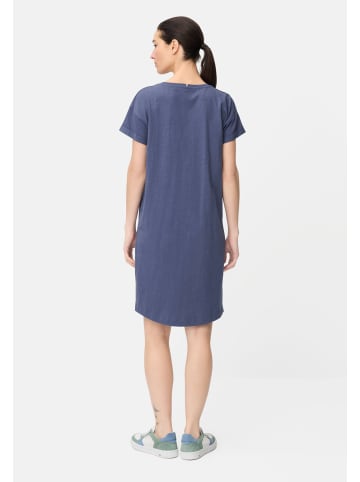 Camel Active Kleid aus reiner Baumwolle in Ozeanblau