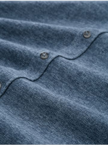 Tom Tailor Knopfleisten Langarmshirt für Herren in blau