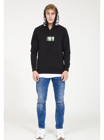 PLUS EIGHTEEN Herren Kapuzenpullover in Schwarz