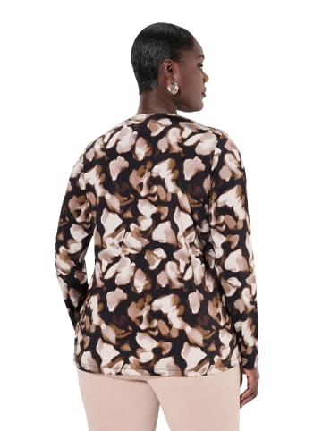 Ulla Popken Longshirt in schwarz