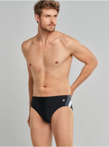 Schiesser Badehose Aqua in Schwarz