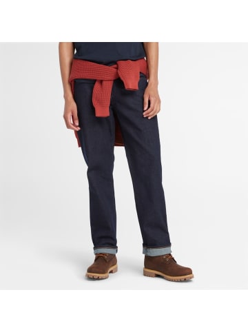Timberland Jeanshose "TFO Stretch Denim Pant (Straight)" in Blau