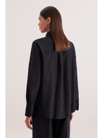 Seidensticker Hemdbluse Regular in Schwarz