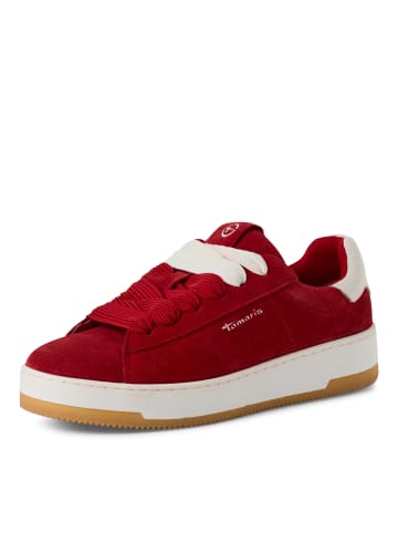 Tamaris Schnürhalbschuh in rot