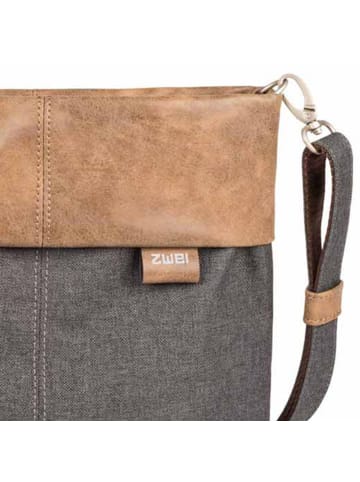 Zwei Olli Umhängetasche 25 cm in graphit