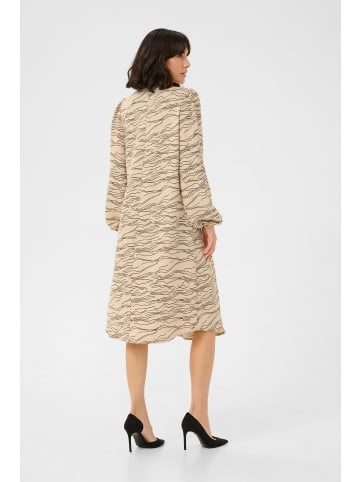Kaffe Langarm-Bluse KArita in Nomad w. Black Deep graphic