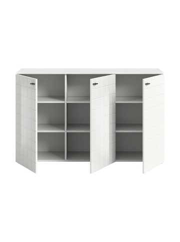ebuy24 Sideboard Monte Weiß 138 x 37 cm