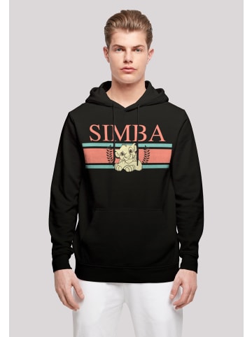 F4NT4STIC Basic Hoodie Disney König der Löwen Simba Stripes in schwarz