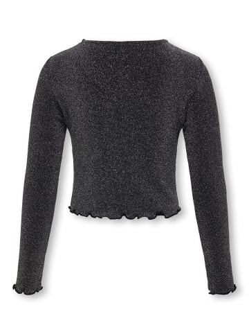 KIDS ONLY Langarmshirt KOGQUEEN L/S GLITTER TOP BF in black