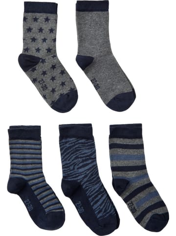 Minymo Kinder Socken in Grau