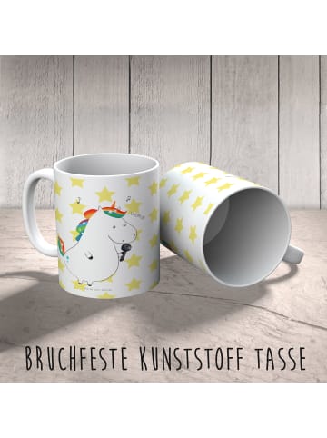 Mr. & Mrs. Panda Kindertasse Einhorn Sänger ohne Spruch in Weiß