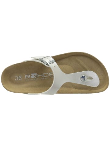 ROHDE Zehentrenner ALBA Synthetik in offwhite