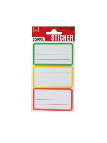 ROTH Buchetiketten Multicolor