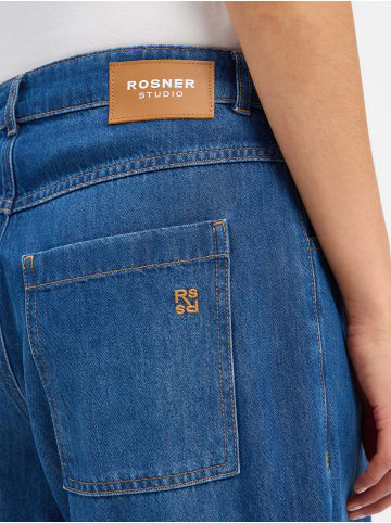Rosner Jeans Mara Barrel Pleat in medium stone