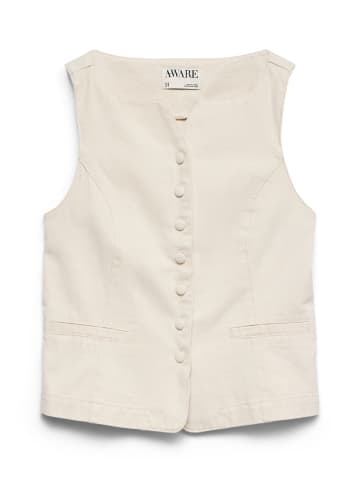 Vero Moda Jeansweste in Ecru