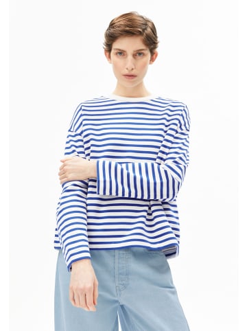 armedangels Sweatshirt Frankaa Maarlen in blau ecru