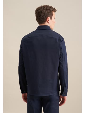 Seidensticker Overshirt Regular in Dunkelblau