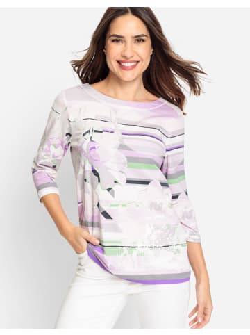 Olsen Rundhalsshirt in Soft Lilac