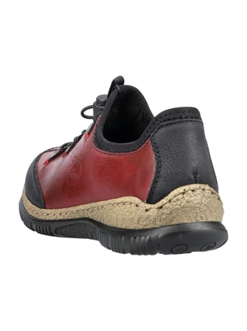 rieker Komfort Schnürschuhe in Rot