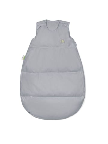 Kinderhaus Blaubär Odenwälder Daunen-Schlafsack Thermo-Nest TOP in Uni Silber