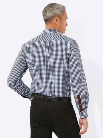 Sieh an! Hemd in marine-kariert