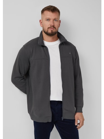 s.Oliver Sweatshirt Jacke in 9581_schiefergrau