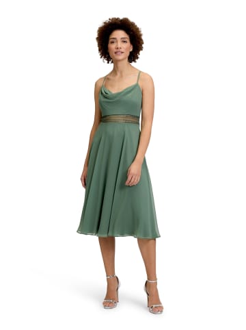 Vera Mont Cocktailkleid mit Wasserfallausschnitt in Light Aventurine
