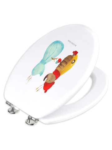 Mr. & Mrs. Panda Toilettendeckel Nachtfalter Schneemann ohne Spruch in Weiß