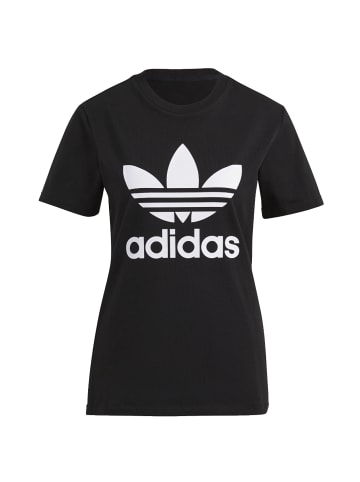 Adidas originals adidas Adicolor Classics Trefoil Tee in Schwarz