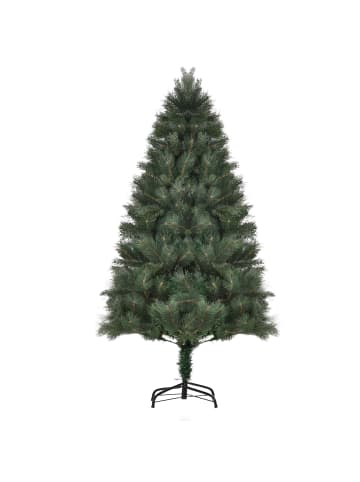 HOMCOM Weihnachtsbaum in Grün 90L x 90B x 210H cm