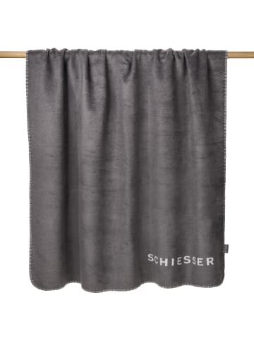 Schiesser Wohndecke Klara in Grau