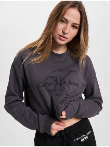 Calvin Klein Calvin Klein Gestrickter Rundhalsausschnitt in washed black