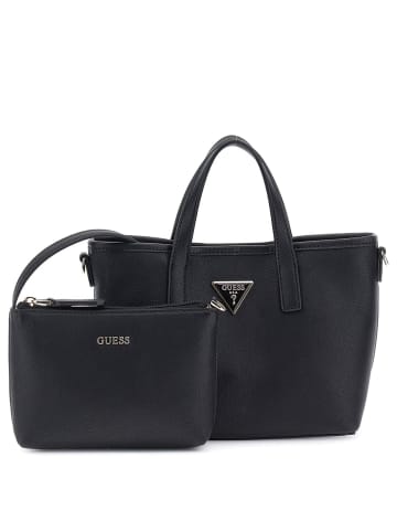 Guess Latona Mini - Henkeltasche mit herausnehmbarer Pouch 21 cm in schwarz