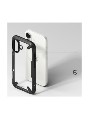 COFI 1453 Ringke Fusion X Hülle iPhone 17  Schwarz in Schwarz