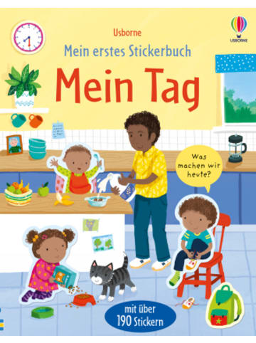 Usborn Buch - Mein erstes Stickerbuch: Mein Tag