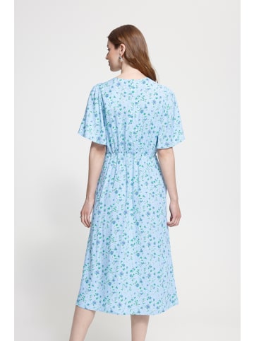 ICHI Freizeitkleid IHVERA Regular fit in FLOATY BLUE FLOWER