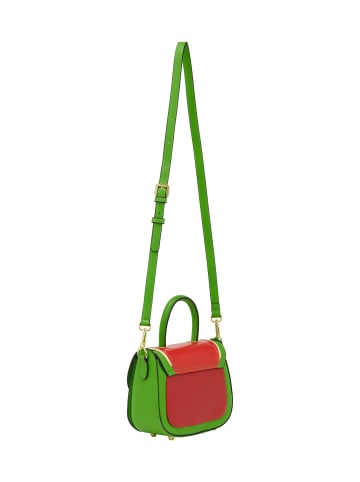 myMo Women Handbag in Red Green