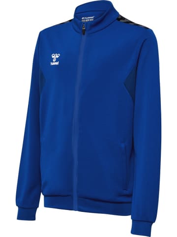 Hummel Kinder Trainingsjacke "Hmlauthentic Pl Zip Jacket Kids" in Blau