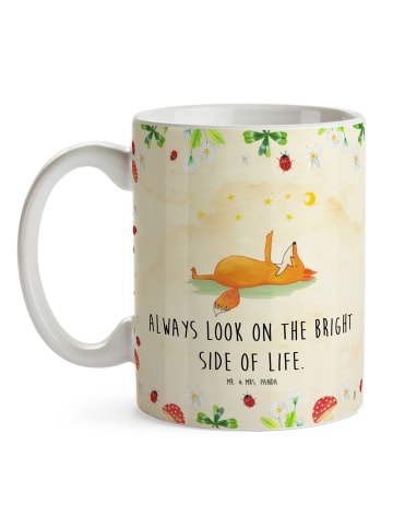 Mr. & Mrs. Panda Tasse Fuchs Sterne mit Spruch in Naturpapier