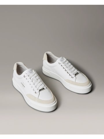 Calvin Klein Sneakers YW0YW02023 in Bright White/Light Cashew/Moonstr