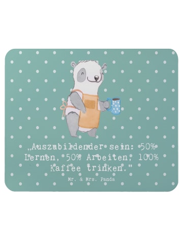Mr. & Mrs. Panda Mauspad Auszubildender mit Spruch in Meeresbrise