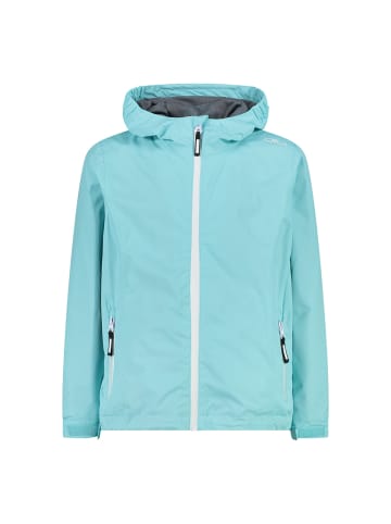 cmp Mädchen Regenjacke Fix Hood in Blau
