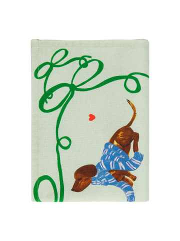 Butlers Küchentuch KITCHEN TALES  Dackel in Grün