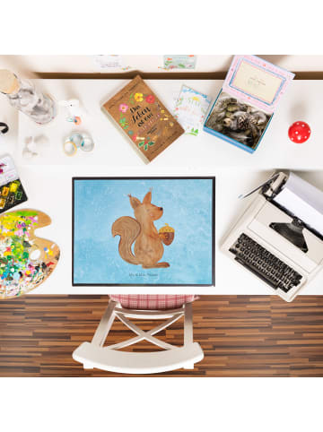 Mr. & Mrs. Panda schreibtischmatte Eichhörnchen Weihnachtszeit o... in Eisblau