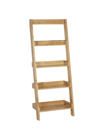 Beliani Bücherregal MOBILE TRIO in Braun - (W) 65 x (H) 167 x (L) 43 cm