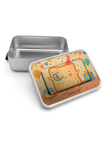 Mr. & Mrs. Panda Bentobox Toast Party Design ohne Spruch in Weiß