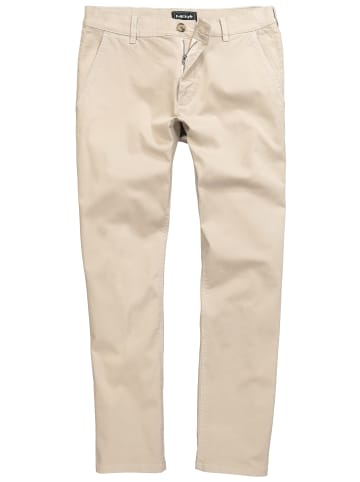 Men Plus Chinohose in dunkles kitt