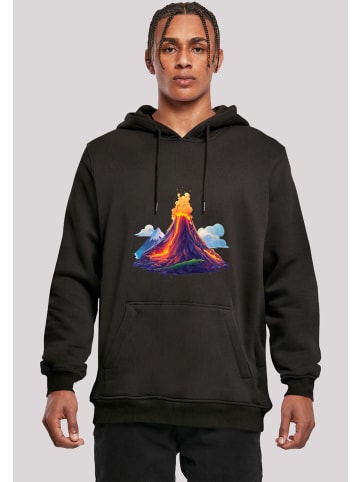 F4NT4STIC Hoodie Vulkanausbruch in schwarz